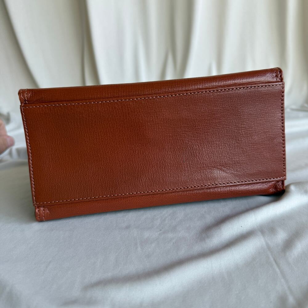 Vintage Jean Paul Gaultier Maroon Leather Top Handle Bag - Mid to Late 90s - Picture 7 of 16